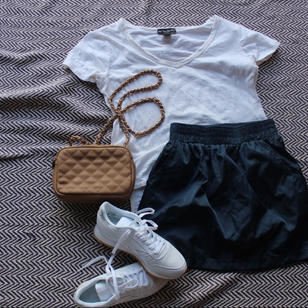 NWOT American Apparel Waterproof Skirt